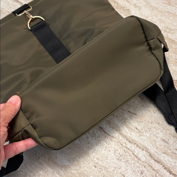 Jean Paul Gaultier Parfums Backpack in Olive Green Nylon - Picture 5 of 5